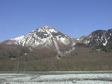 大正池と焼岳
