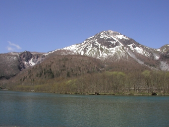 大正池と焼岳